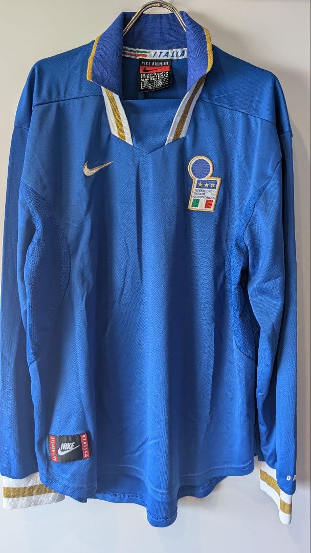 NIKE ナイキ イタリア代表 長袖ユニフォーム L 96年 正規品 美品