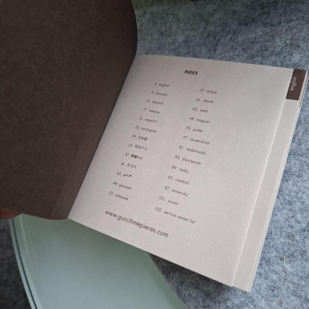 GUCCI119 クォーツ腕時計 ブラック稼働品