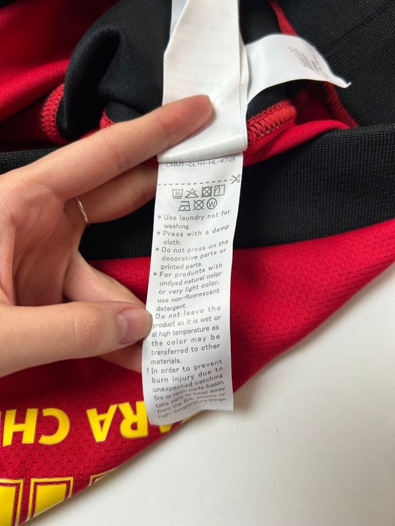 ジェフユナイテッド市原千葉　Kappa 長袖サッカーウェア　レッド　2XOサイズ