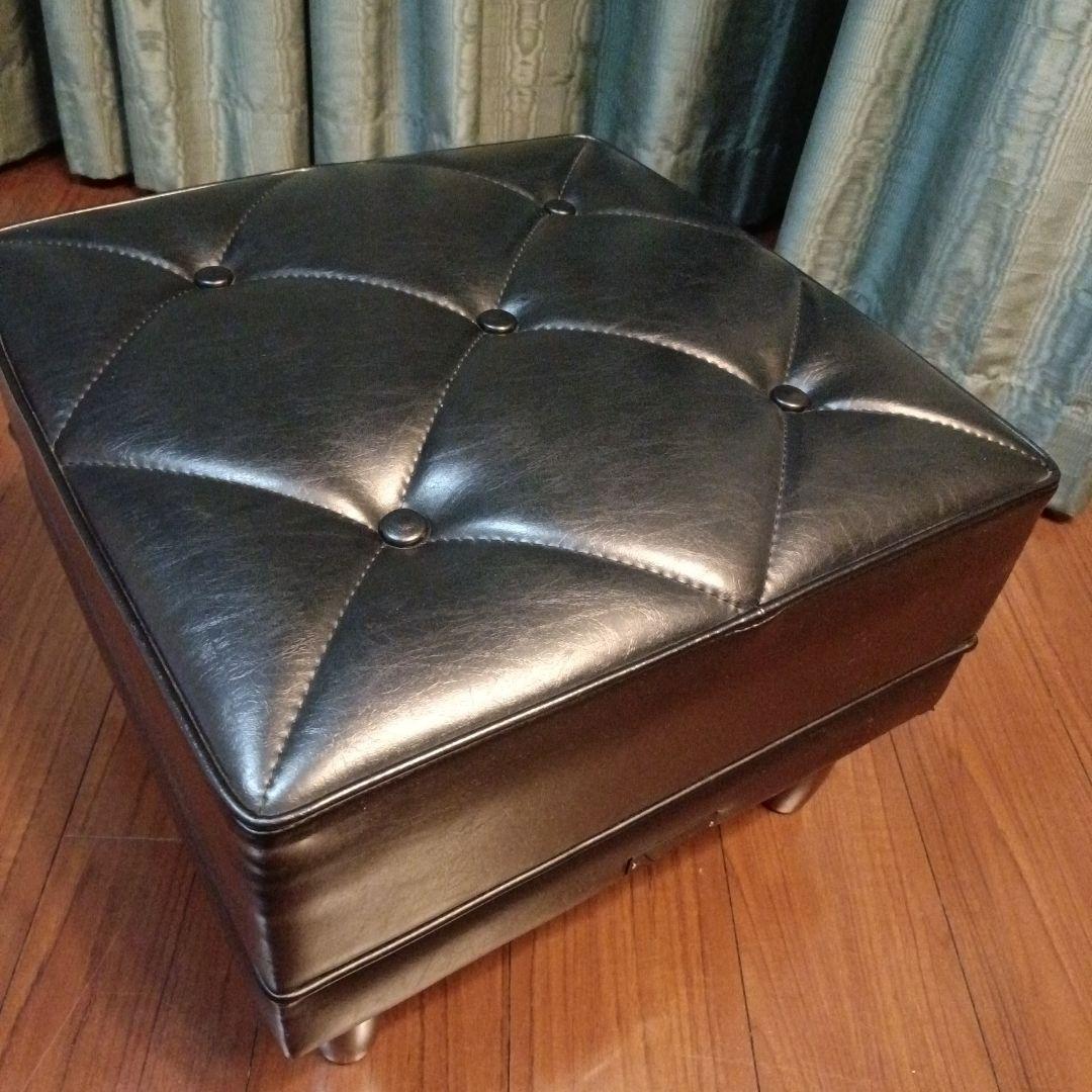 カリモク60 オットマン ブラック