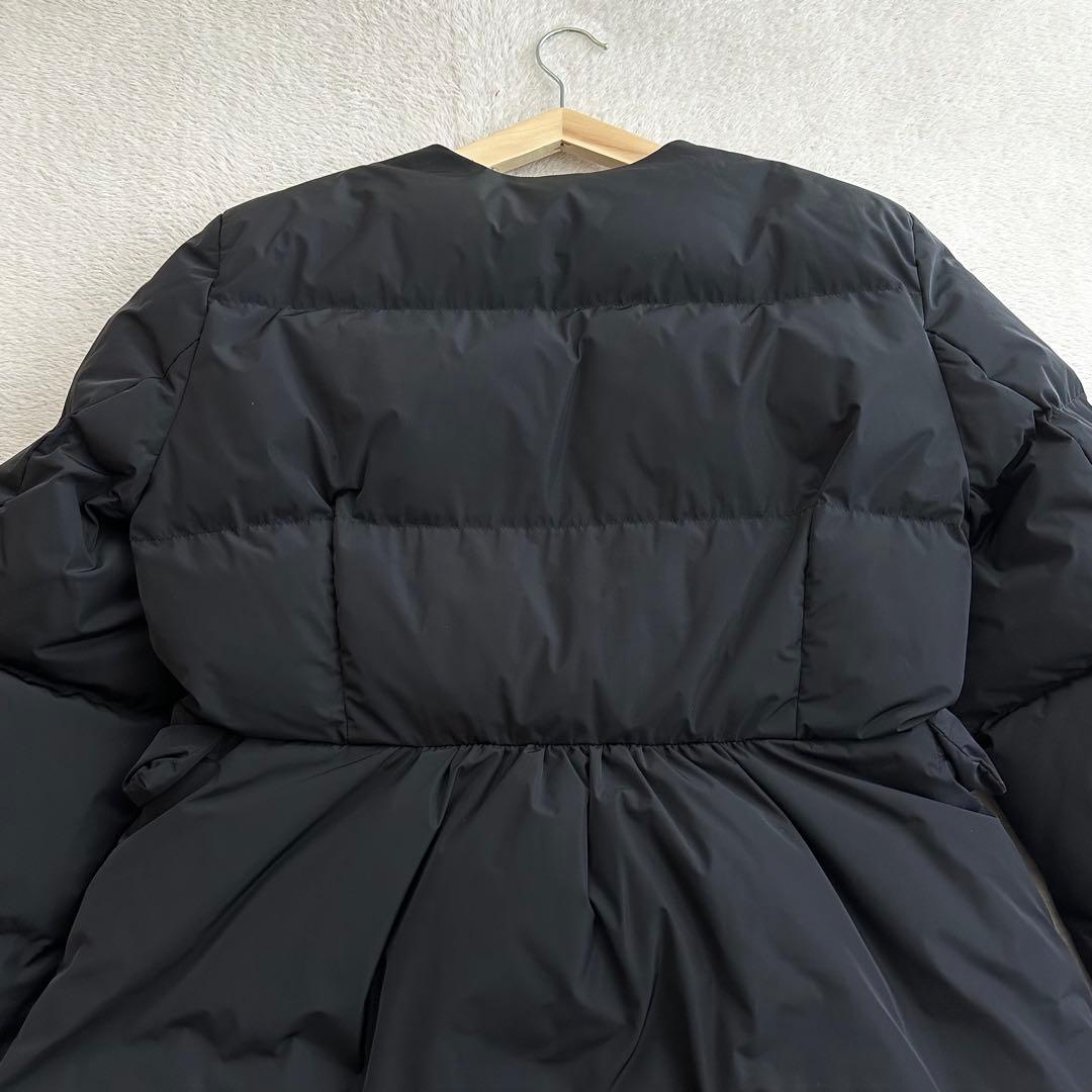 美品　DOUBLE BUTTONED DOWN SHORT COAT 38 黒