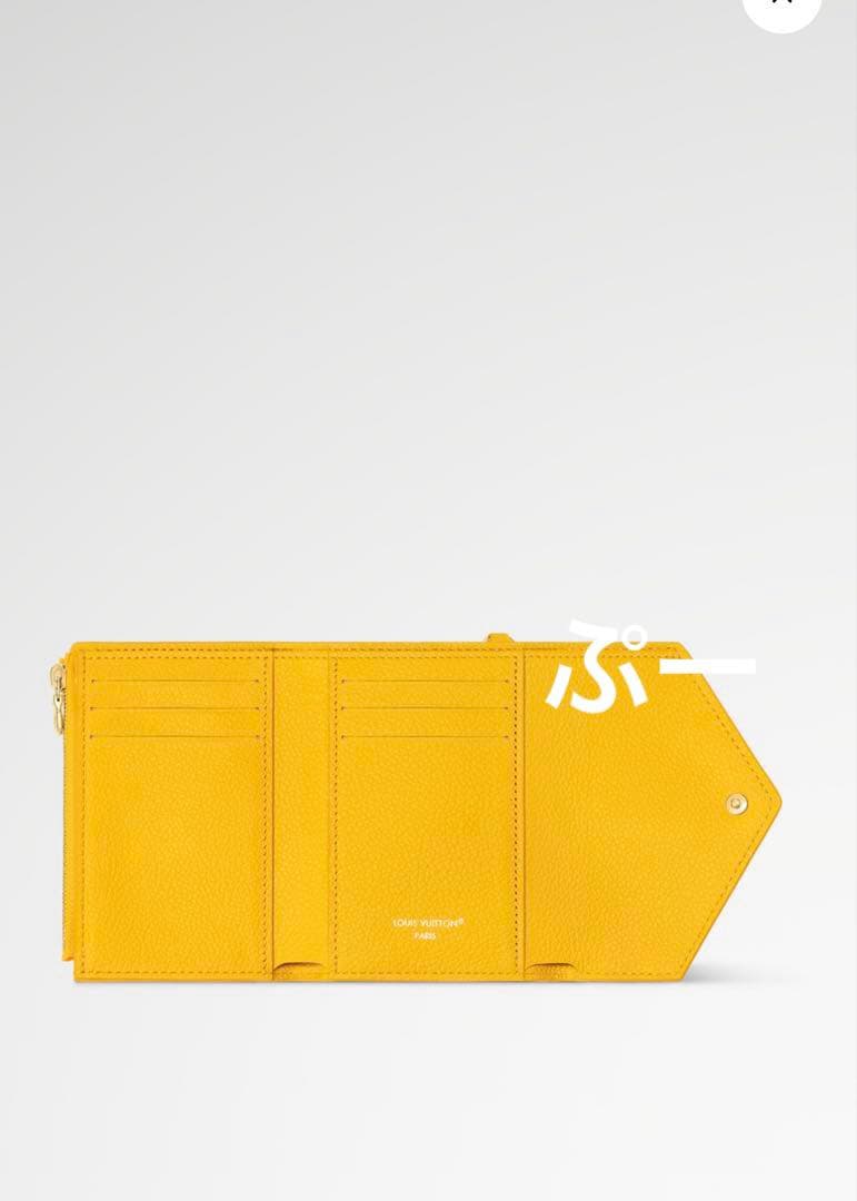 ルイヴィトン　ポルトフォイユ・ヴィクトリーヌ 三つ折り財布 イエロー　未使用品！