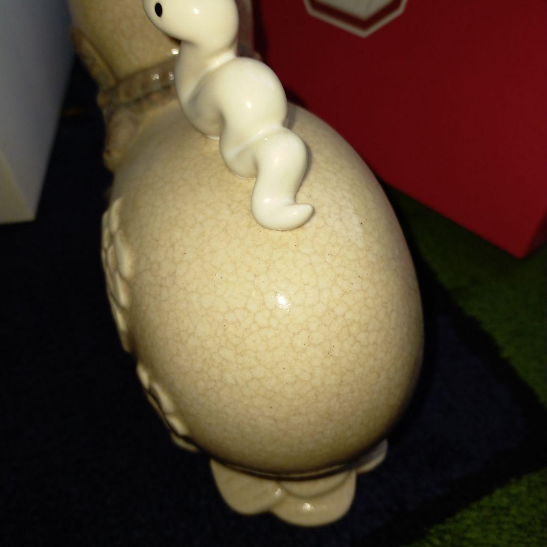 志野焼　ひょうたん陶器　薬師窯　招福　縁起物　光堂　白巳　白蛇　干支　巳年