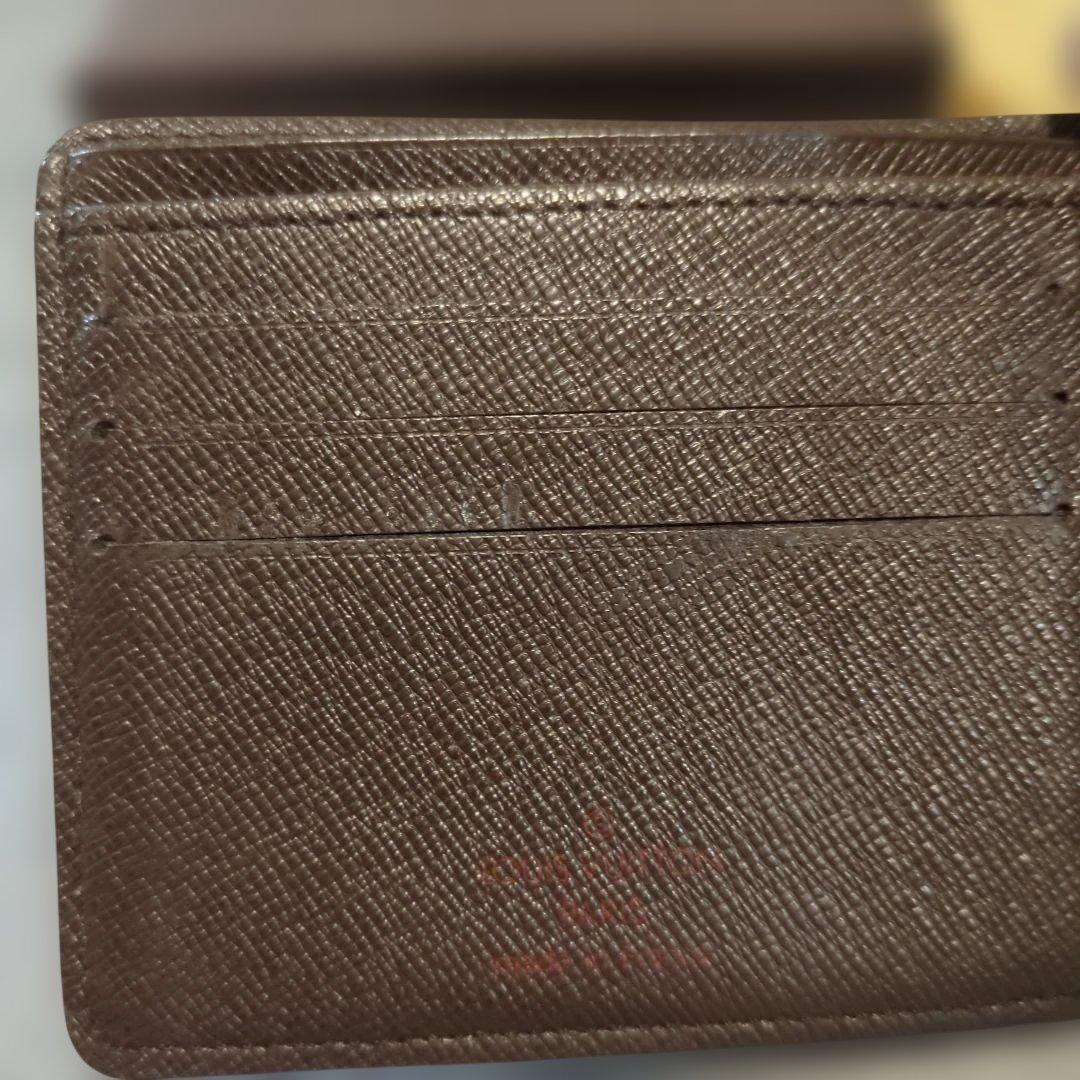 美品✨️ルイヴィトン ダミエ⭐️N60895 二つ折り財布⭐️箱・保存袋付