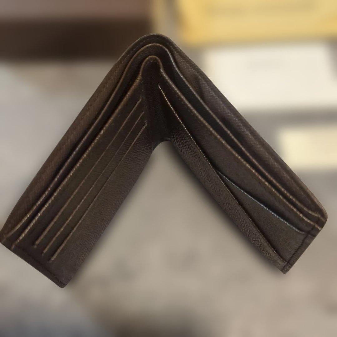 美品✨️ルイヴィトン ダミエ⭐️N60895 二つ折り財布⭐️箱・保存袋付