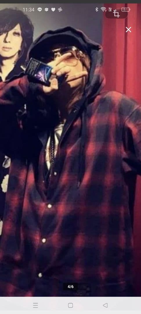 清春 着 ego tripping × PROPAQUANDA シャツパーカー