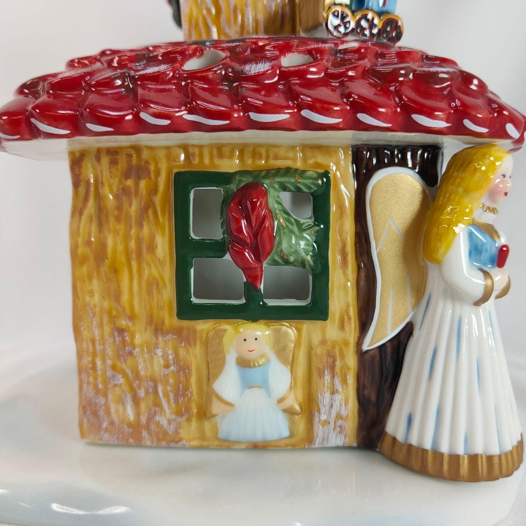 レア！極美品✨ビレロイアンドボッホ 陶器製クリスマスキャンドルハウス