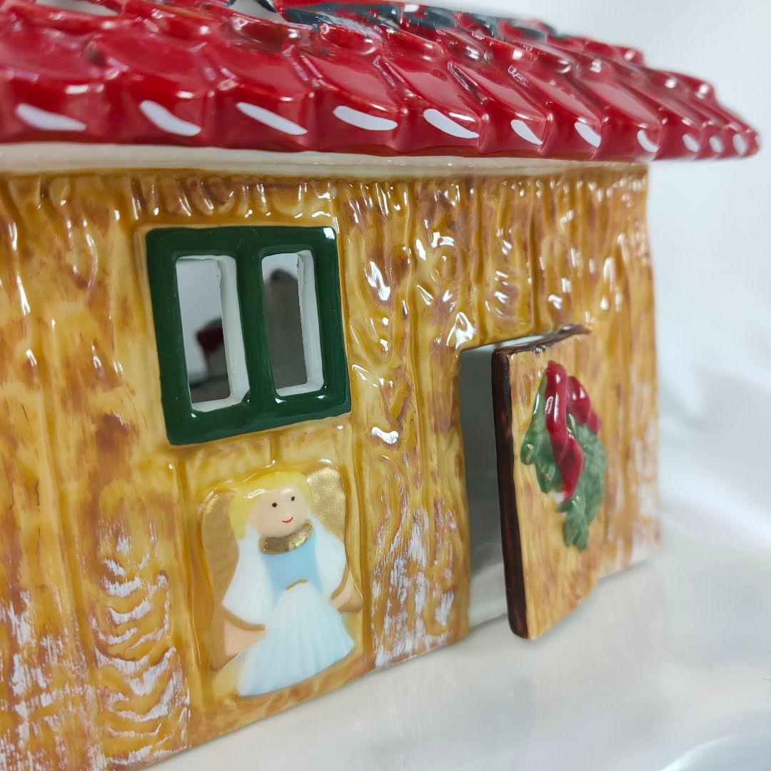 レア！極美品✨ビレロイアンドボッホ 陶器製クリスマスキャンドルハウス