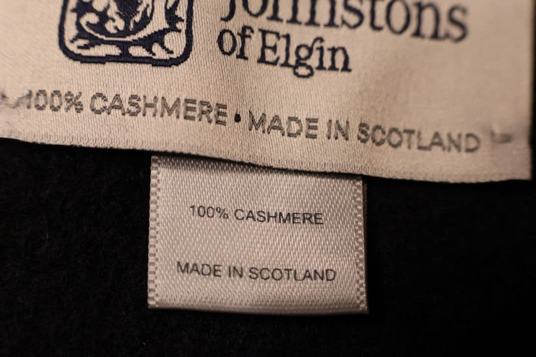 Johnstons of Elgin ジョンストンズ 100%カシミヤマフラー