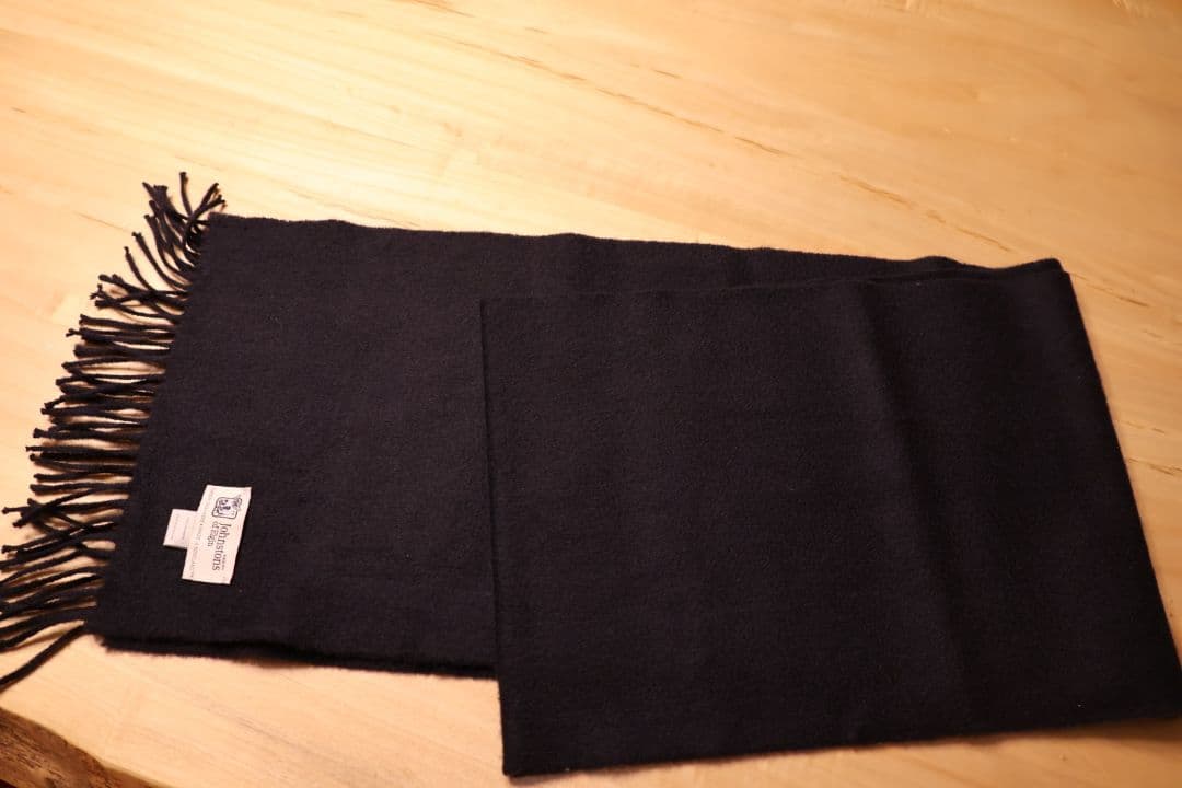 Johnstons of Elgin ジョンストンズ 100%カシミヤマフラー