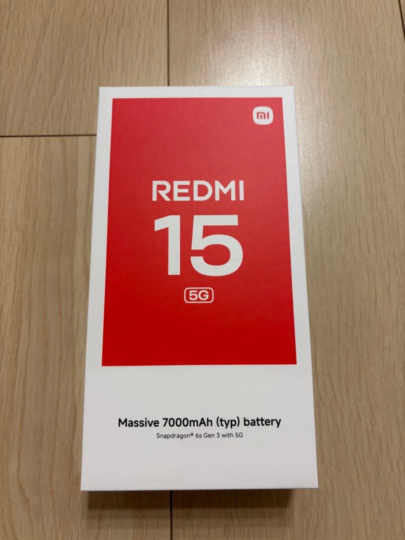 Redmi 15 5G 7000mAh ミッドナイトブラック