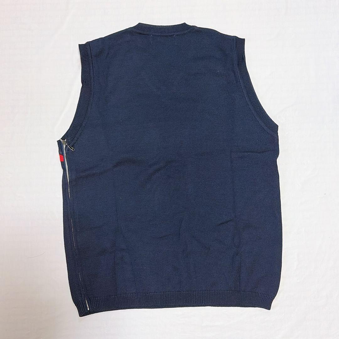 【新品タグ付き】MUNSINGWEAR ベスト 90年代 ネイビー M