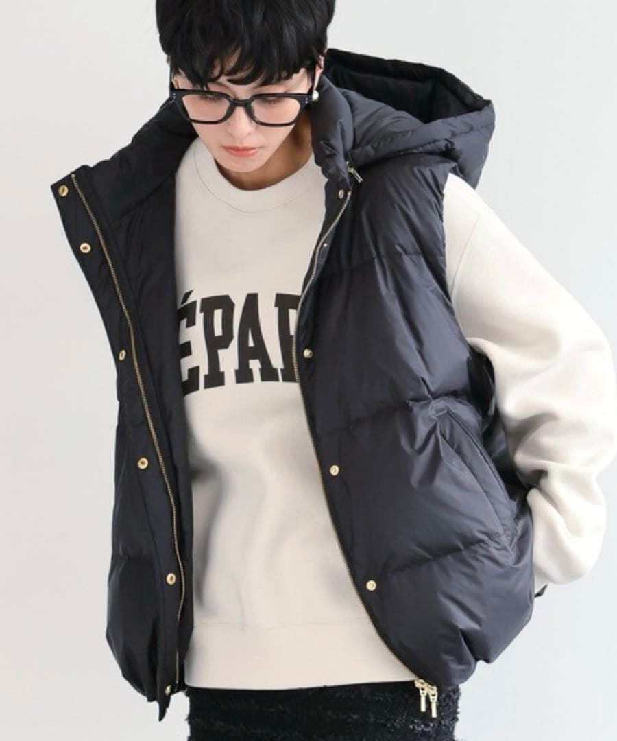 新品タグ付き　¥36,300 バンヤードストーム　フーディーダウンベスト【撥水】