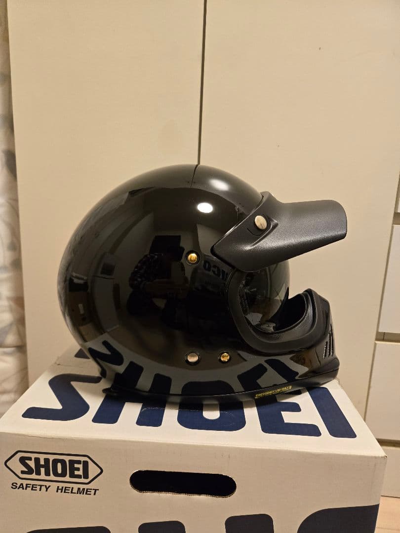 SHOEI　EX-ZERO　ブラック　Mサイズ　　バイザー　スモークシールドあり