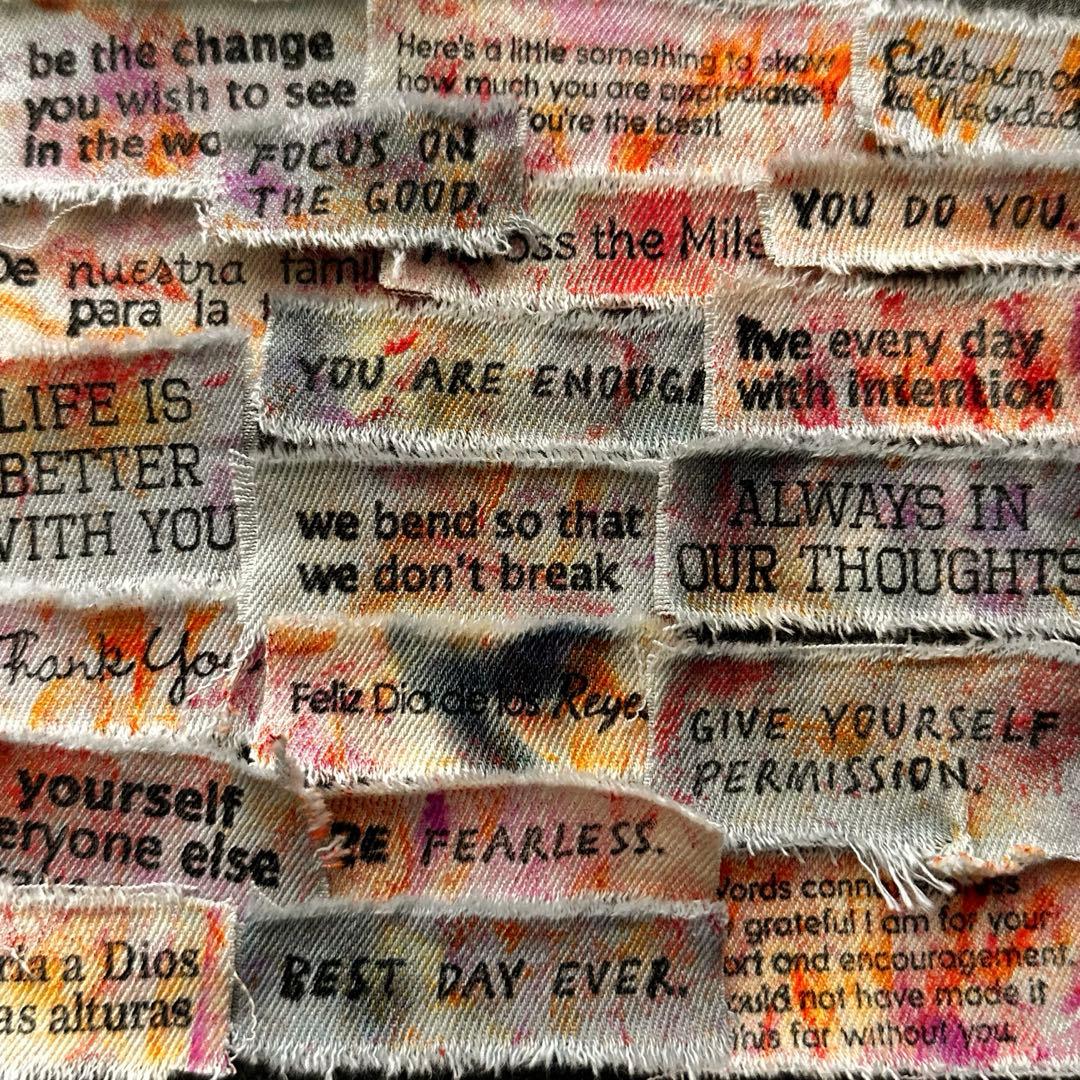 A50 デニムタグ　ペイントデニム　20枚