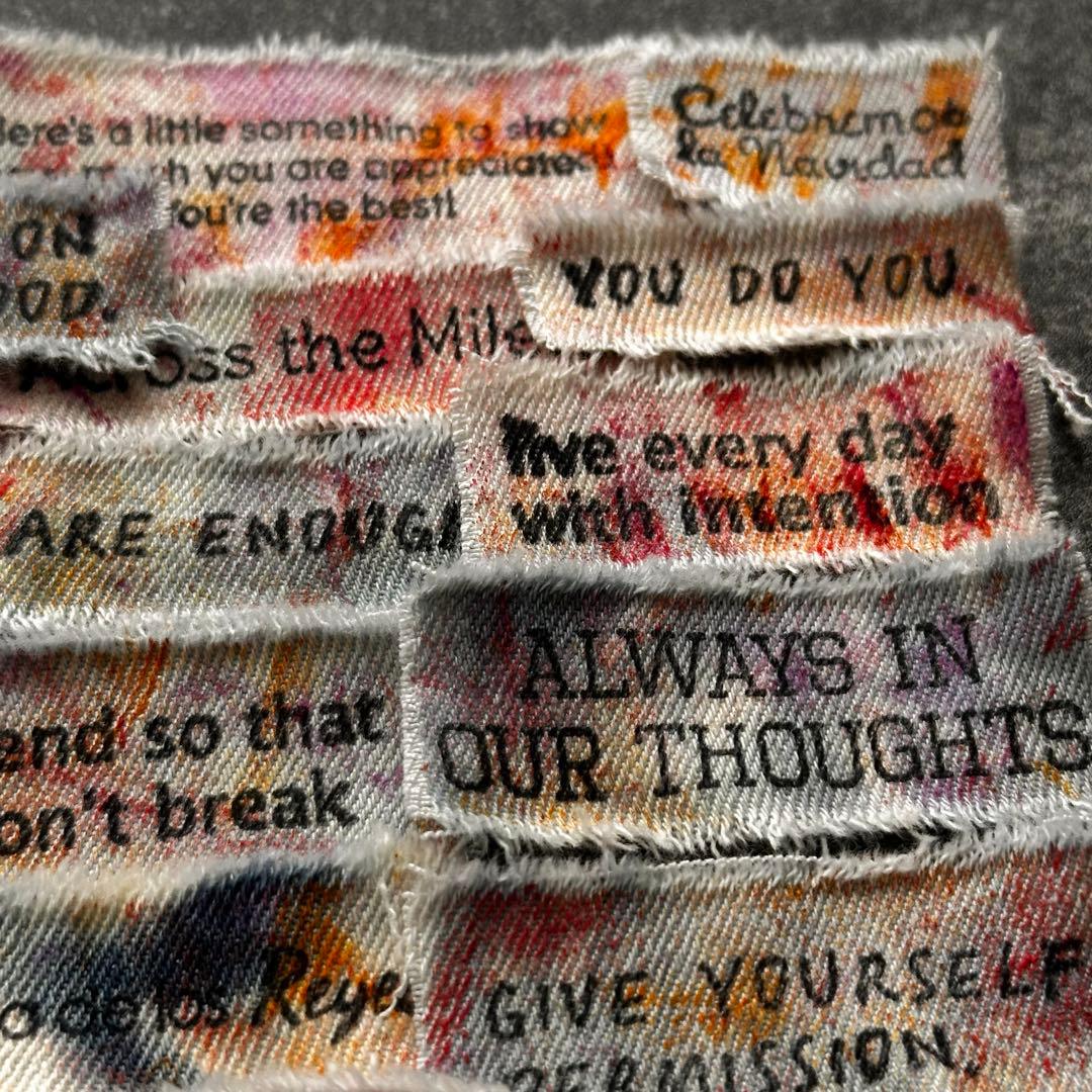 A50 デニムタグ　ペイントデニム　20枚