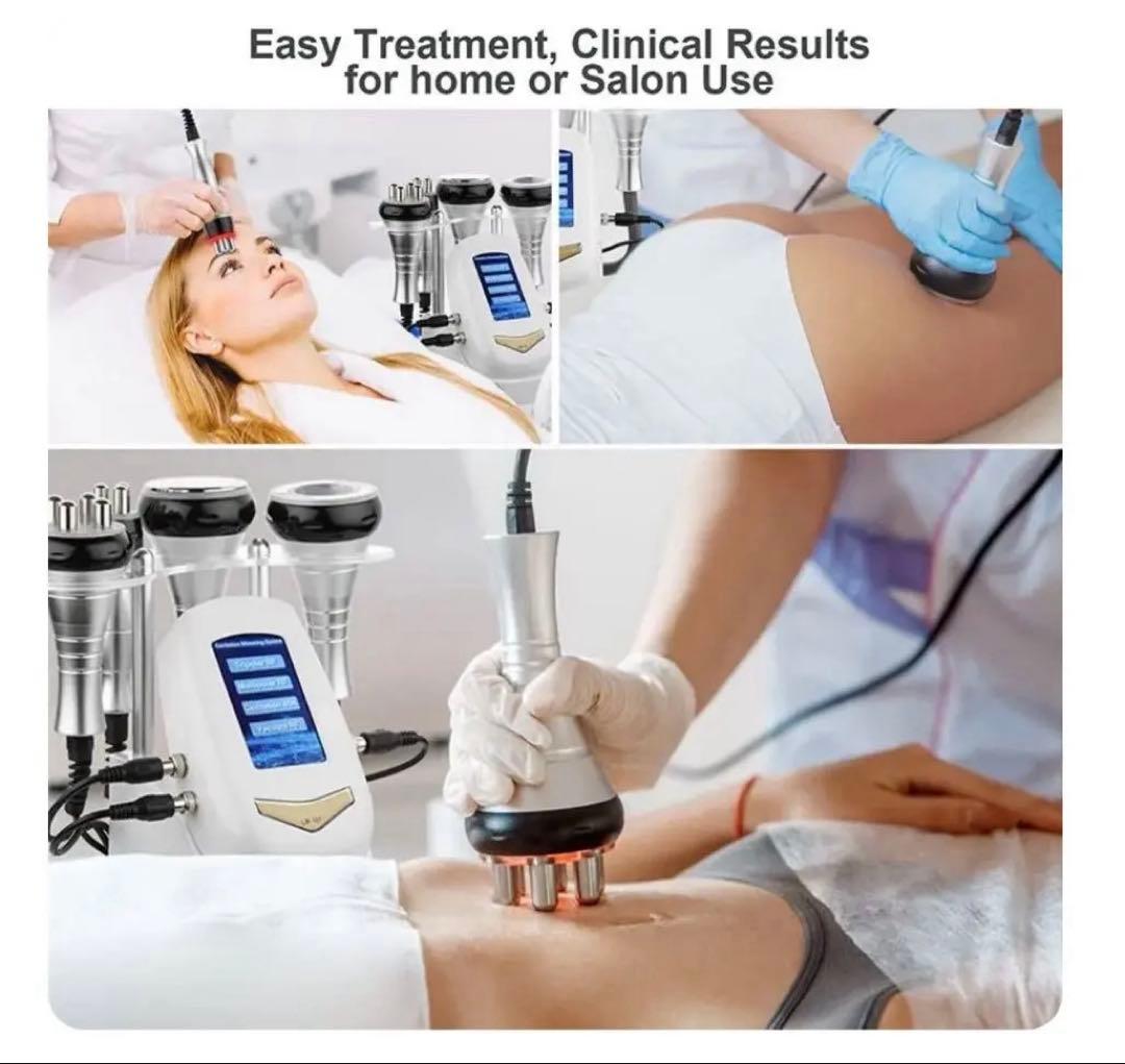 【日本語説明書付 】4in1 複合美容機 痩身機器　ジェル付