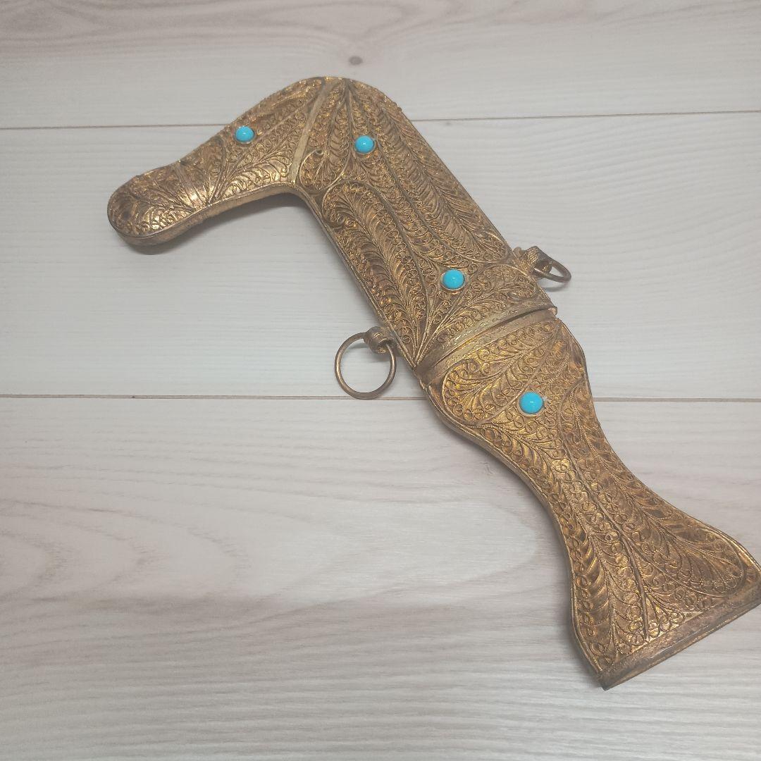 アラブの短剣　ハンジャル　オマーンの伝統工芸品　アンティーク