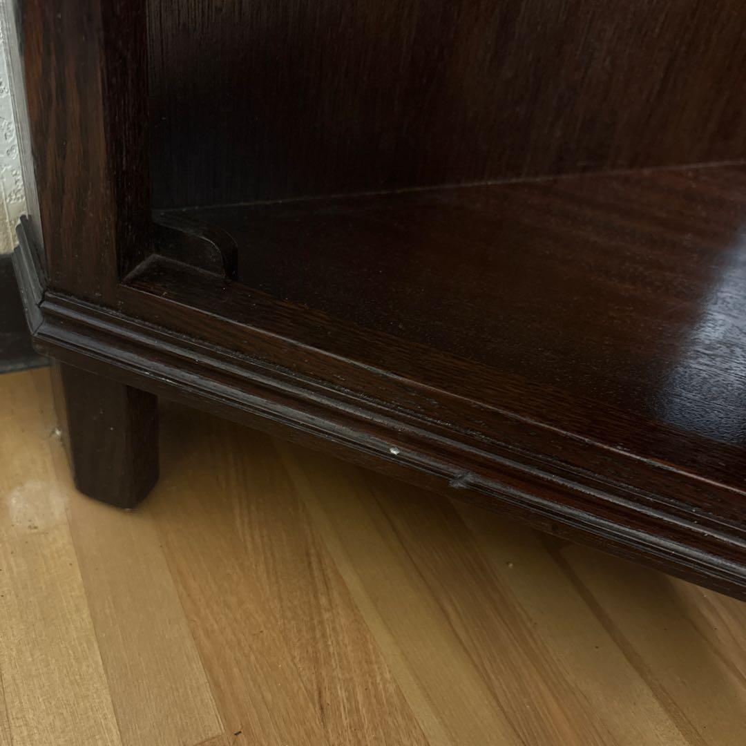 英国製ジェイシーファニチャー製アンティーク家具飾り棚コーナーキャビネット良品！