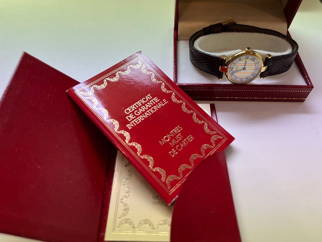 【ken10】カルティエ マストヴァンドーム ヴェルメイユ スリーカラー