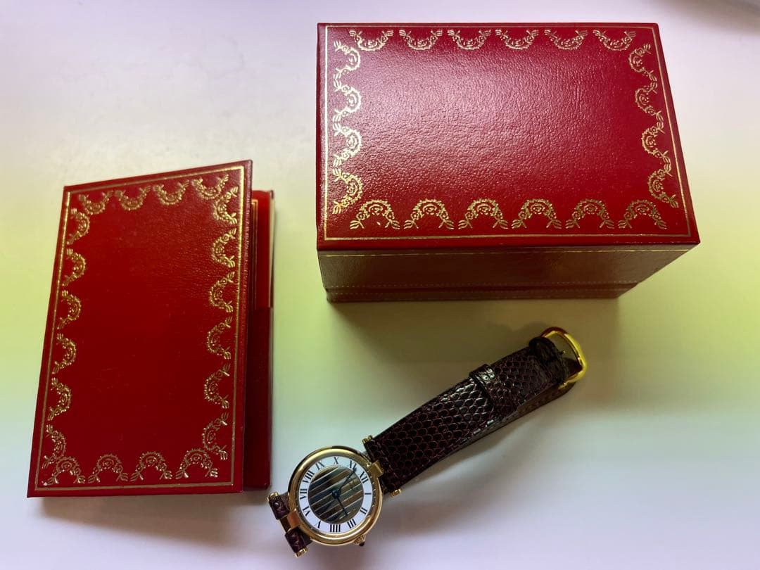 【ken10】カルティエ マストヴァンドーム ヴェルメイユ スリーカラー