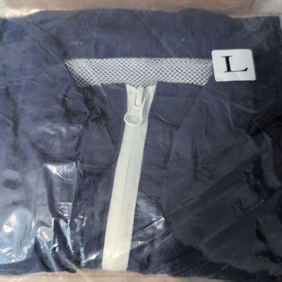 や*だ様 ブルーブルー ファン付き釣りベスト 【Lサイズ】【空調服】【No-71