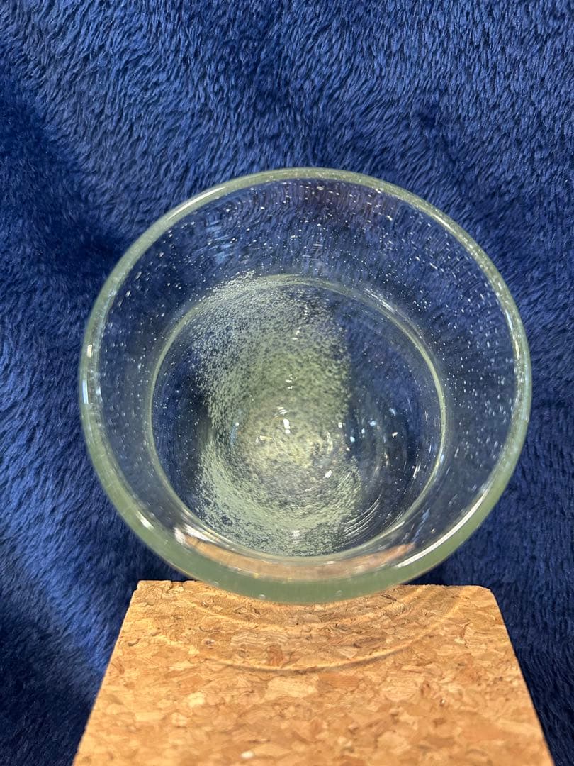 稲嶺盛吉製作　琉球ガラス　泡ガラス　クリアB