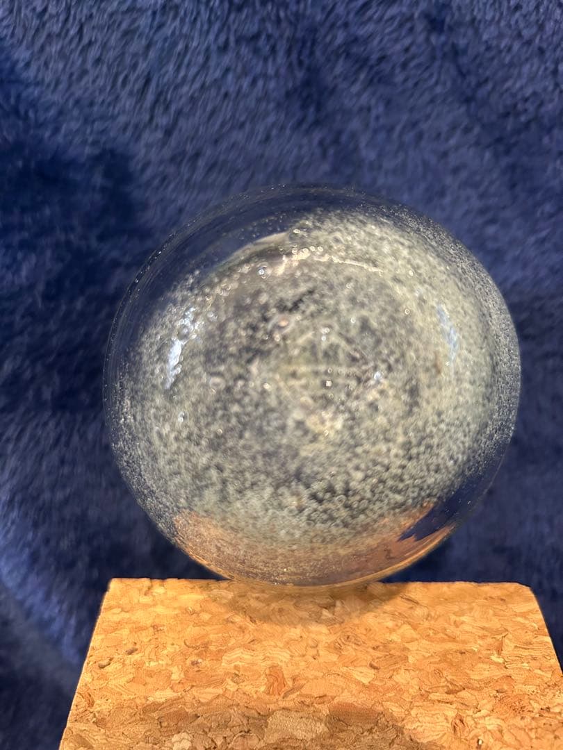 稲嶺盛吉製作　琉球ガラス　泡ガラス　クリアB