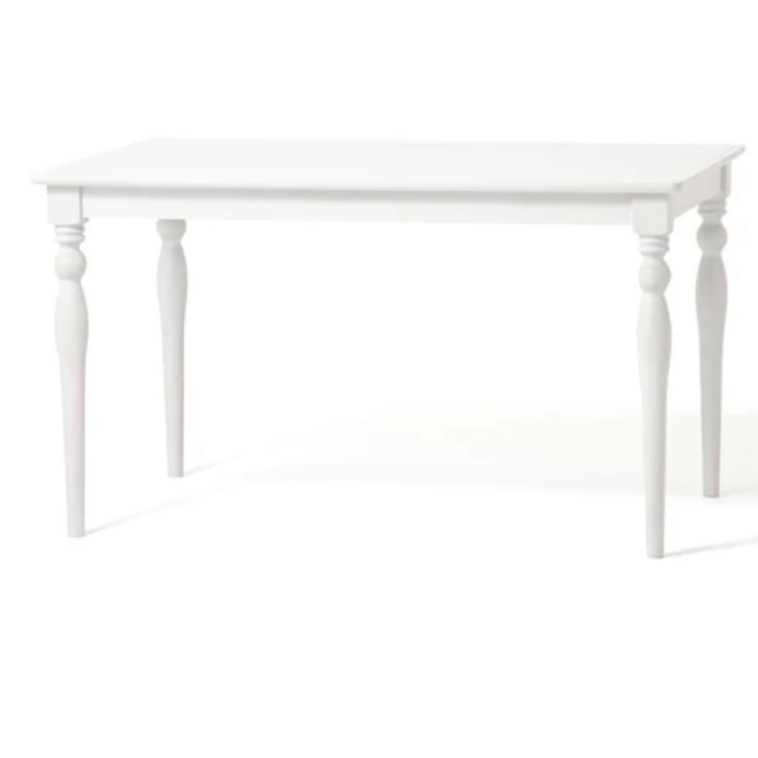 フランフラン☆アルパ　ダイニングテーブルホワイト　W1300×D800×H730