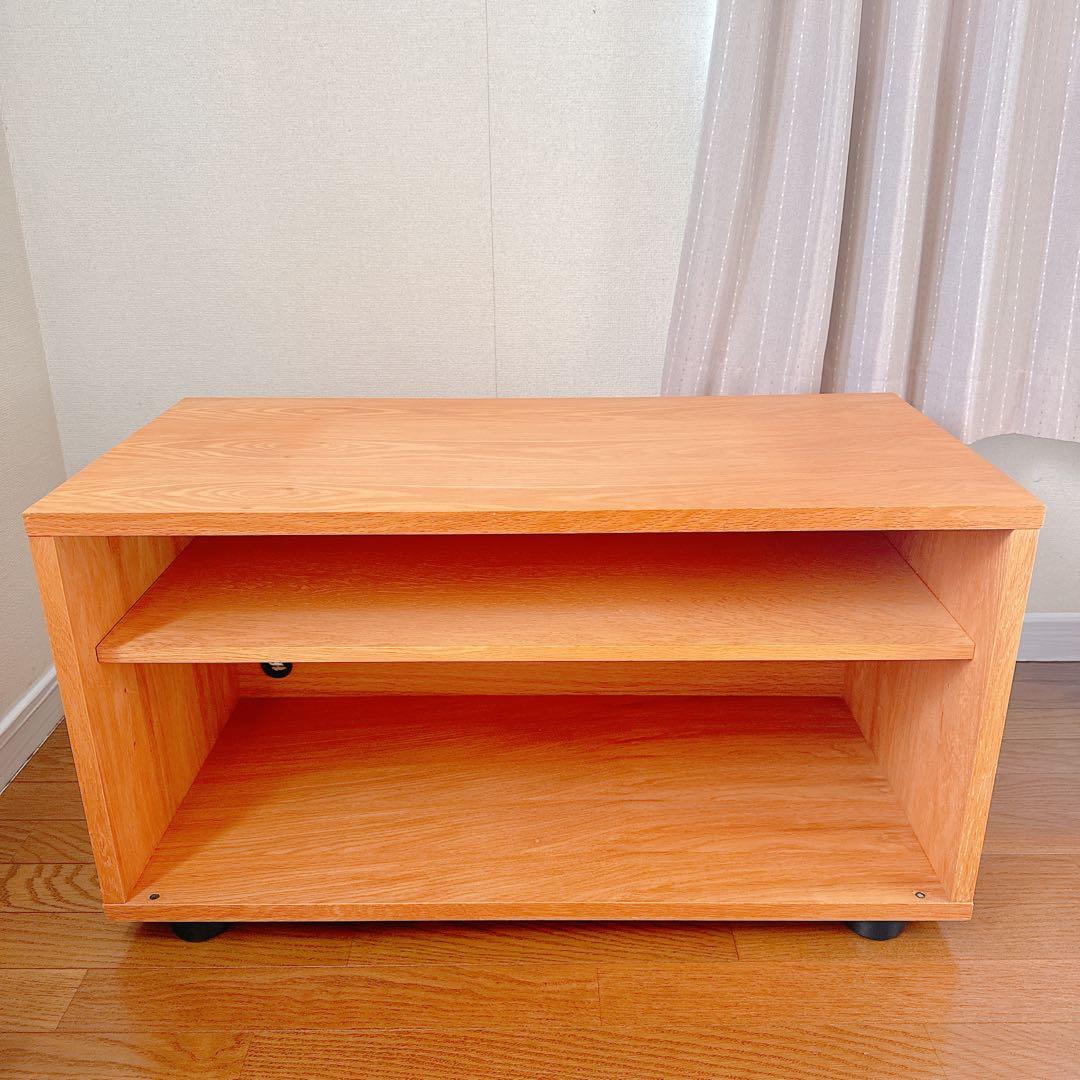 無印良品　木製AVラック スタッキングキャビネット 【幅82.5cmオーク材】