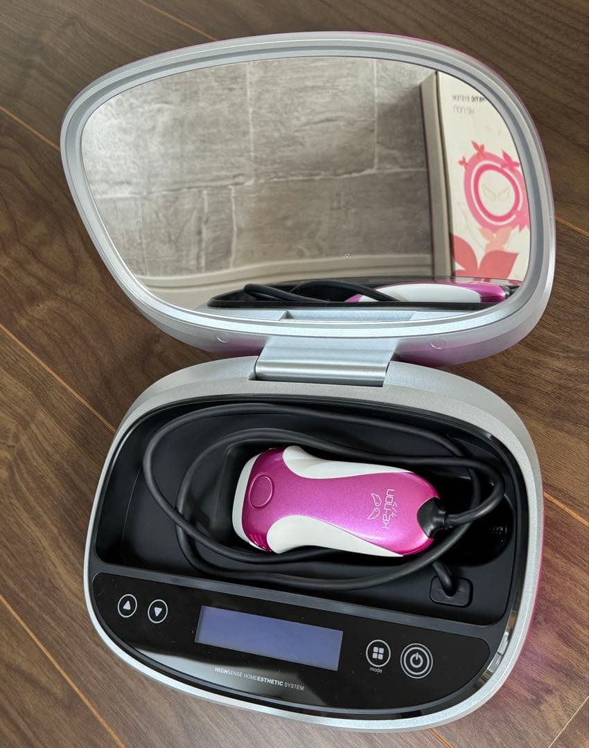 美品 ver.8.4 ケノン 眉毛脱毛器付き 脱毛器 シャインピンク 美顔器