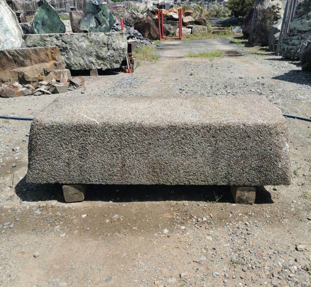 沓脱石　378キロ　庭石　石　石材　庭 坪庭　ガーデニング　置物　オブジェ