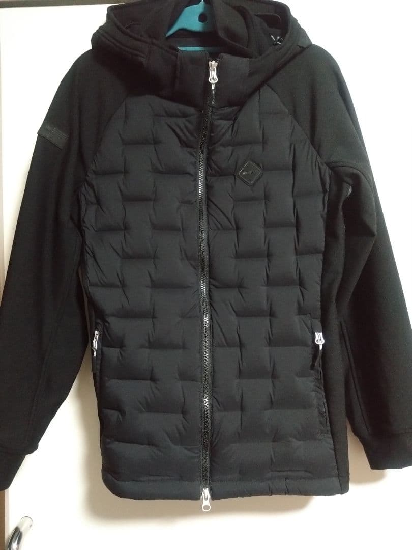 BRIEFING ブラック フード付き ダウンジャケット