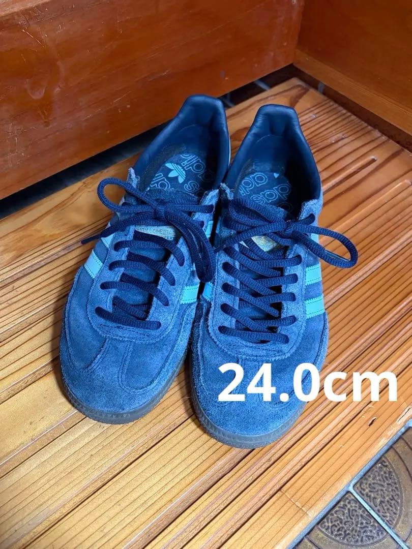【大人気】Adidas spezial スニーカー　ネイビー　スウェード　24