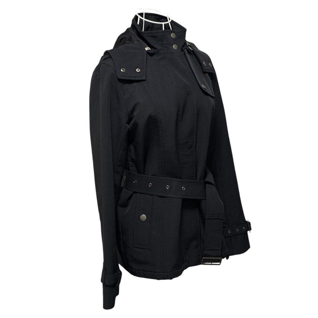 極美品★バーバリーロンドン コート フード着脱可 ベルト付 黒 38