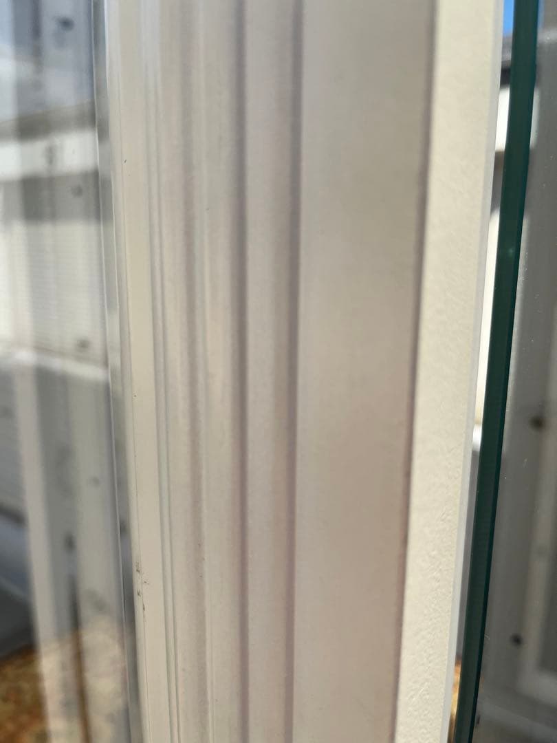 引き取り限定 姫系 キュリオケース ガラス 飾り棚 インテリア 白家具 ロココ調