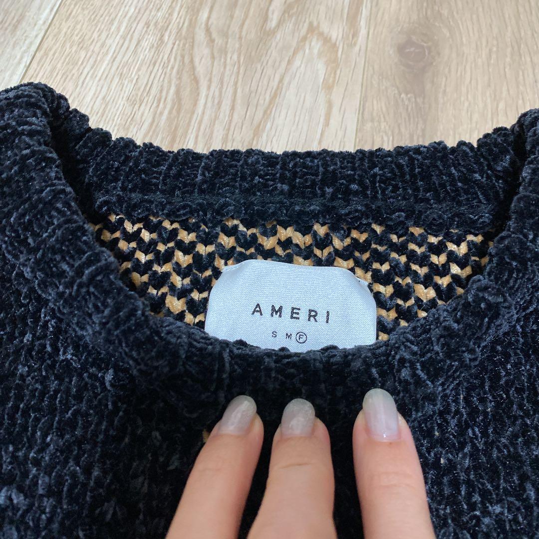 【Ameri】フリンジニット【ふみお】