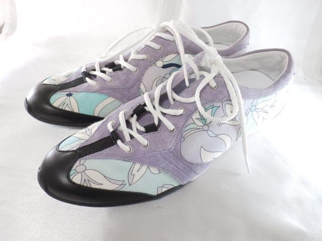EMILIO PUCCI★本革スニーカー★39★25★試着のみ★ランクB