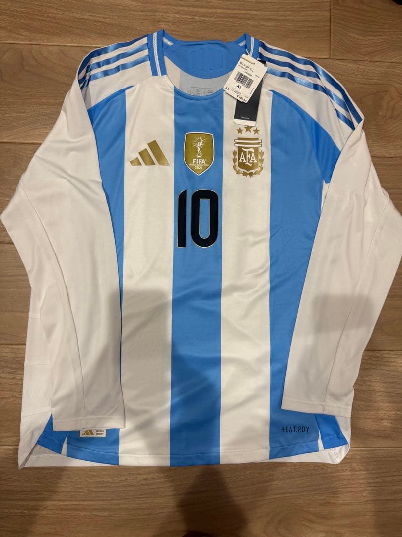 adidas アルゼンチン代表 メッシ　長袖　オーセンティック