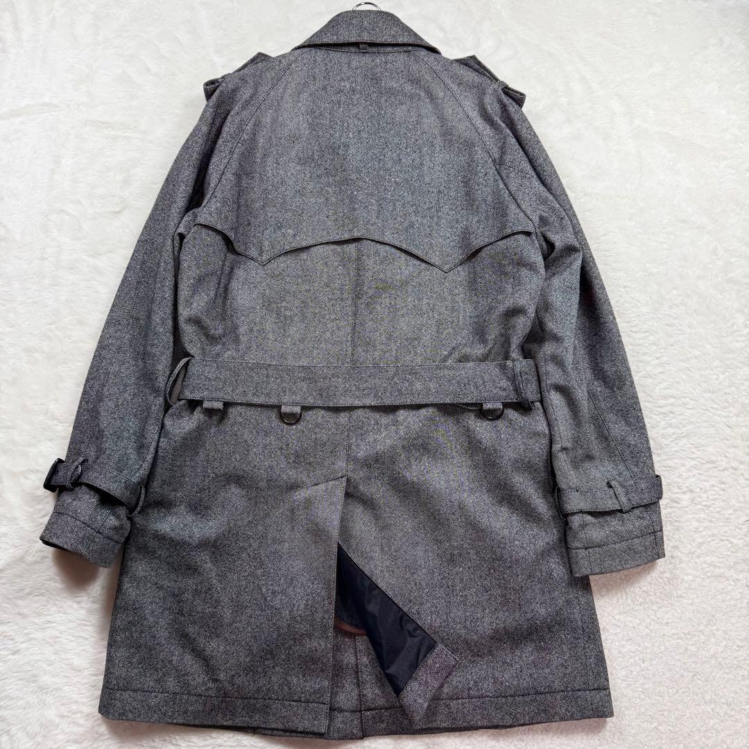 美品✨ポールスミス カシミヤライナー付き 2way ツイード トレンチコート