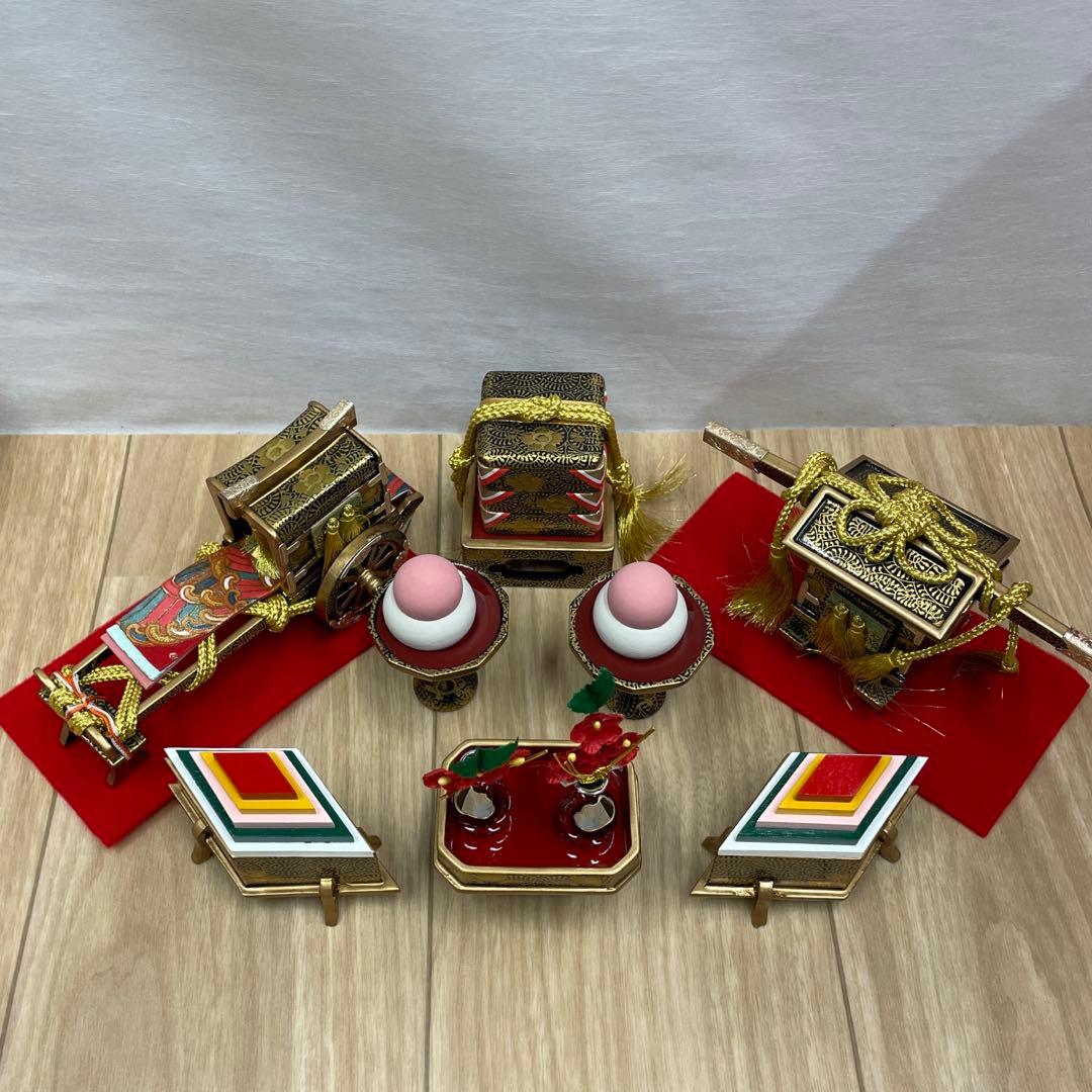 雛人形　桃の節句　雛道具　つめ唐草