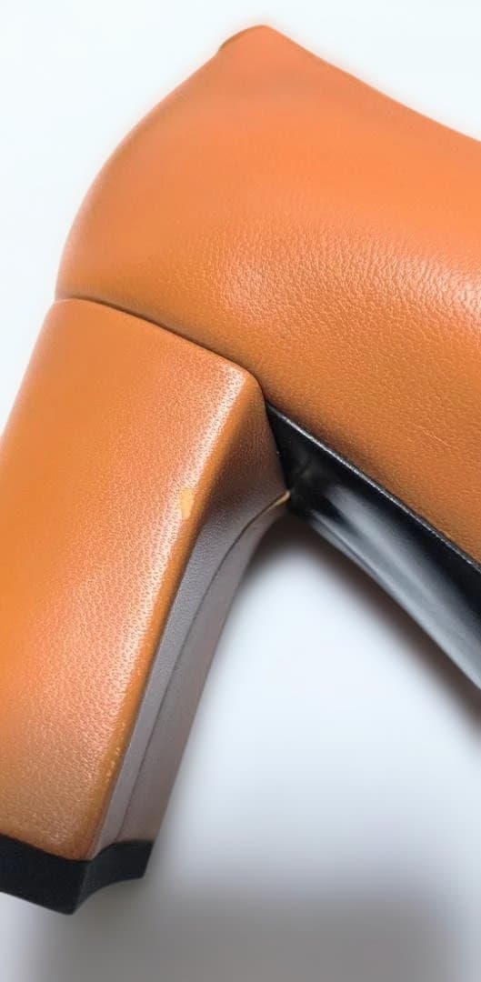 【美品】TOD'S トッズ パンプス キャメルオレンジ 36.5（23.5cm）