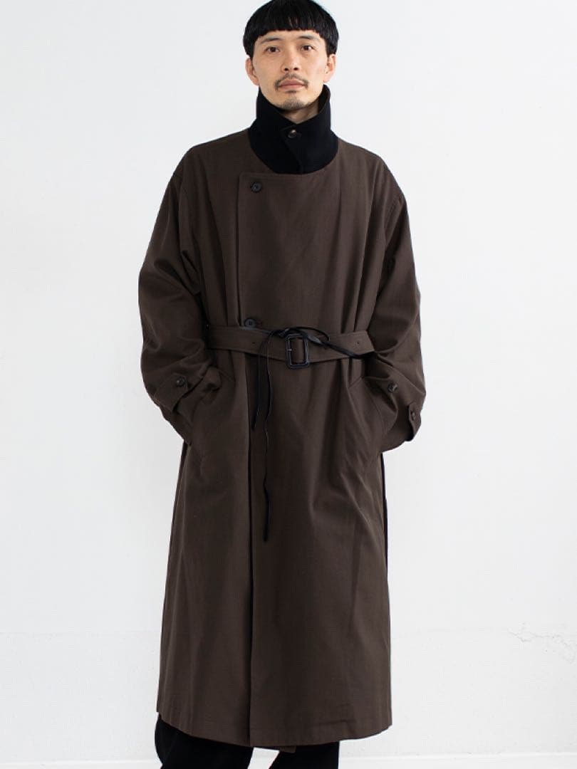 ジャケット・アウター stein DOUBLELAPELED DOUBLE BREASTED COAT