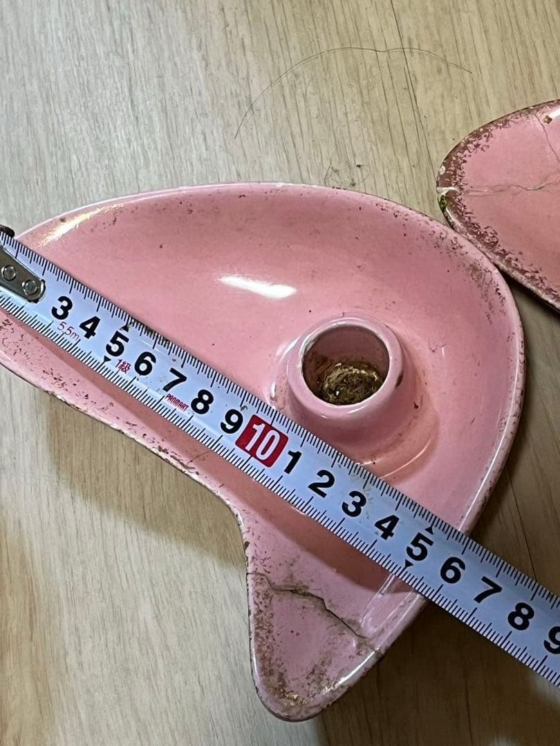 USA GILNER製 ピンク ブーメラン型トレイ３点　ビンテージ　ロカビリー