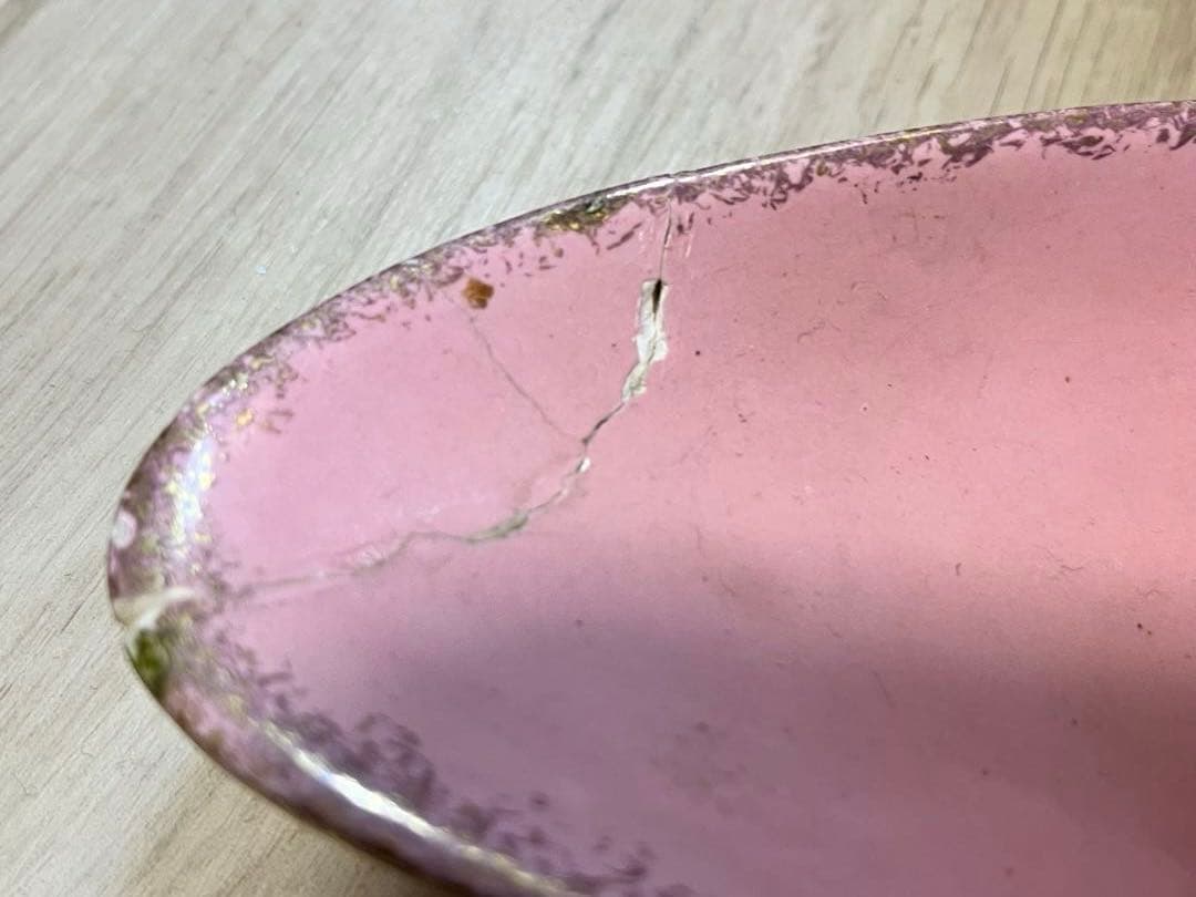 USA GILNER製 ピンク ブーメラン型トレイ３点　ビンテージ　ロカビリー