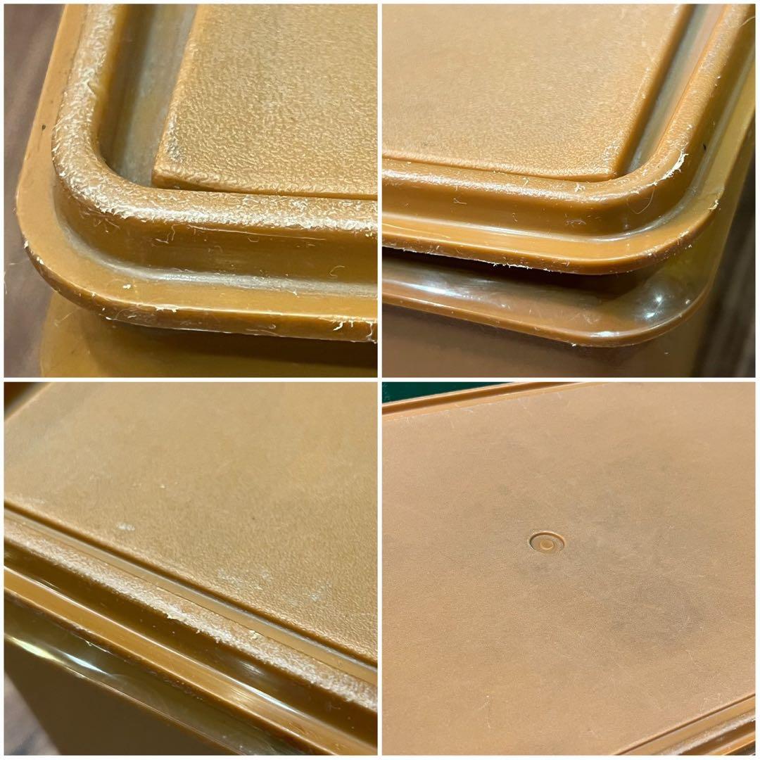 タッパーウェア スーパーケース 特大 インテリア 当時物 容器 昭和レトロ