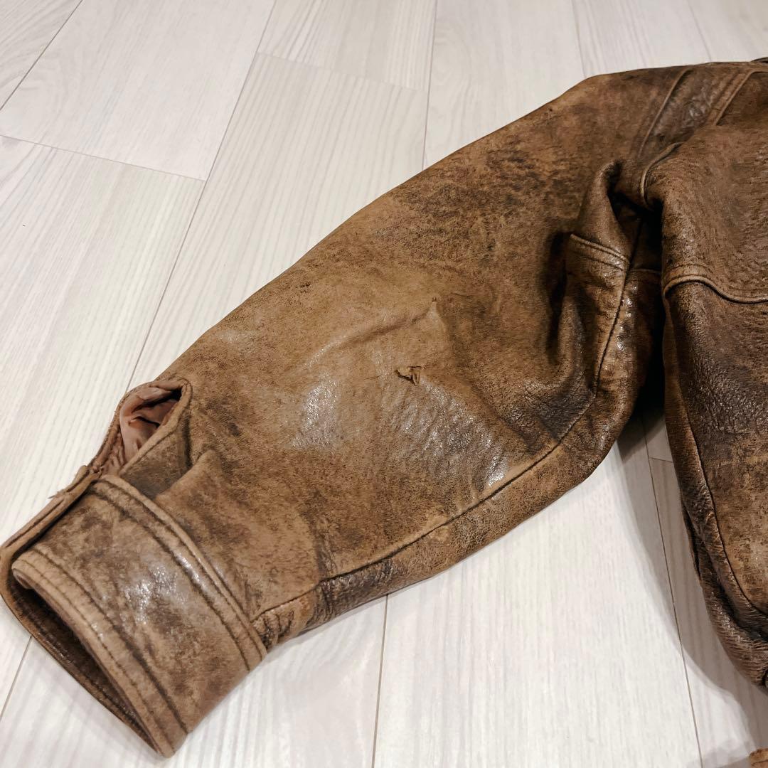 90s vintage Wind Armor 本革 フライトジャケット G-1