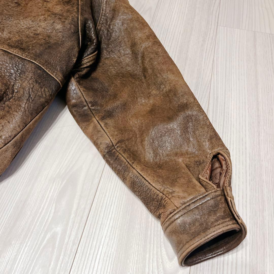 90s vintage Wind Armor 本革 フライトジャケット G-1