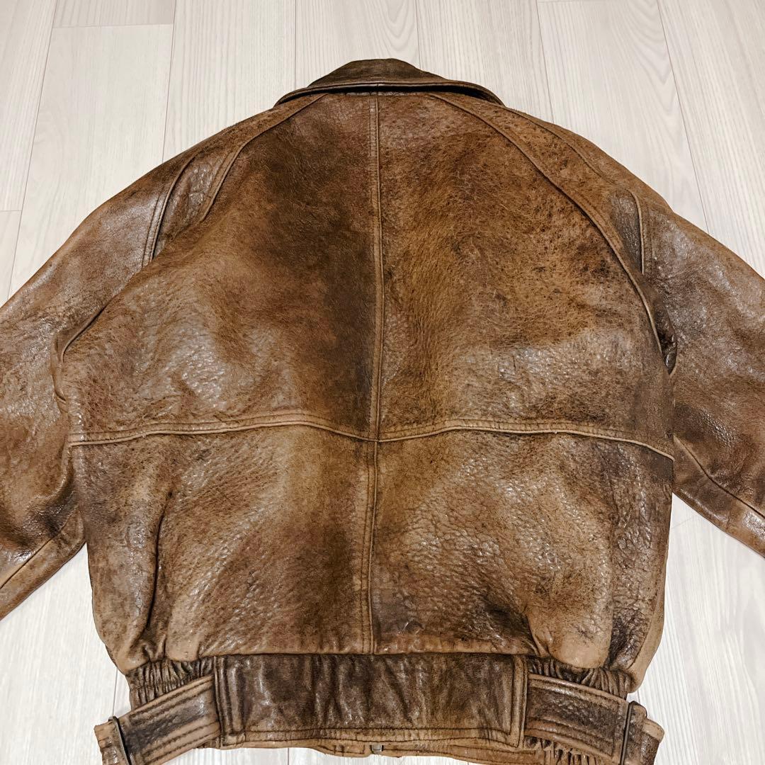 90s vintage Wind Armor 本革 フライトジャケット G-1