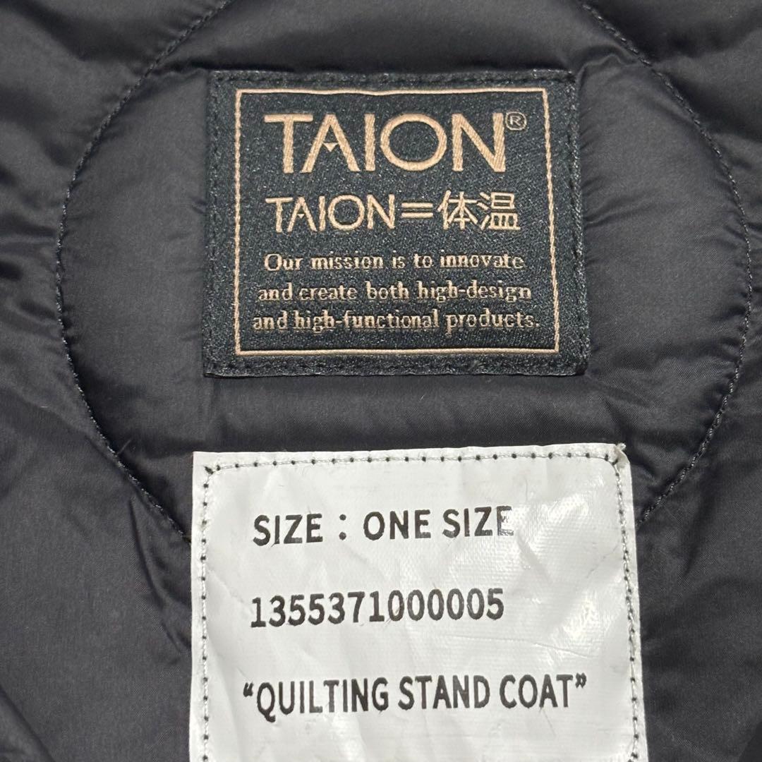 美品 24AW タイオン フリークスストア別注　ロングダウンコート キルト　黒